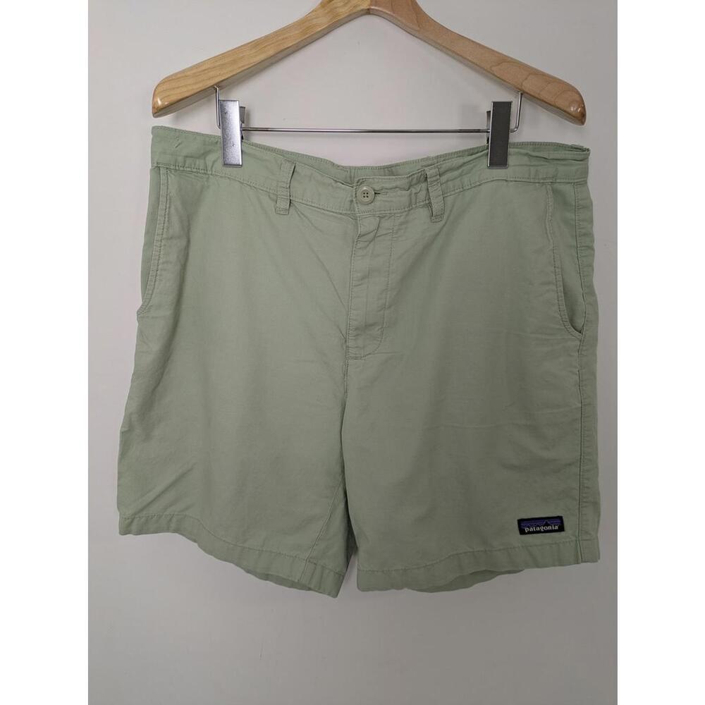 Patagonia Organic Cotton Shorts Mens 34 Green Athleisure